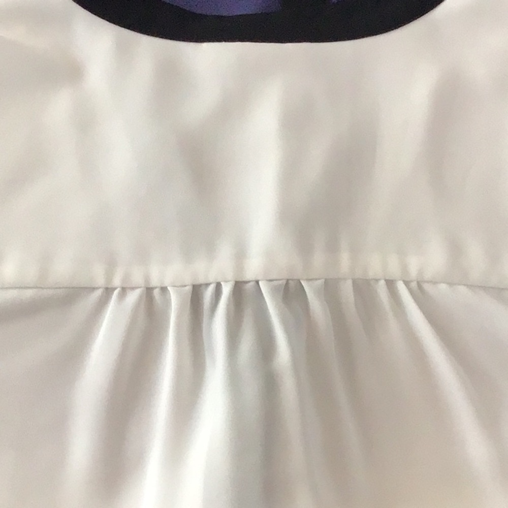 Alfani - woman’s Sleeveless Ombre Top - Black, off white and Purple - Picture 3 of 8